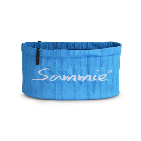 Vue de face de la ceinture de Running Sammie® V2 en bleu