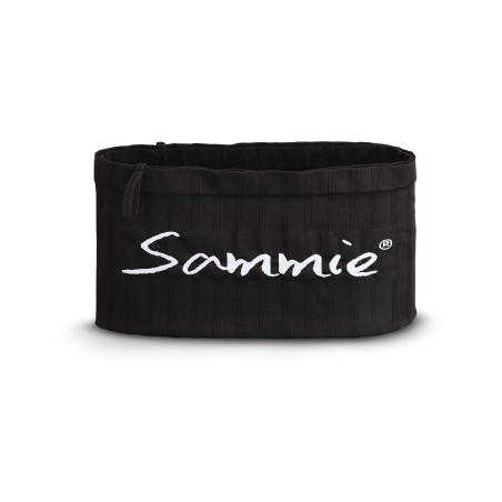 Vue de face de la ceinture de Running Sammie® V2 en noir Vue de face de la ceinture de Running Sammie® V2 en noir