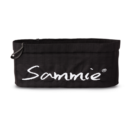 Vue de face, la ceinture de Running Sammie® Mini en noir