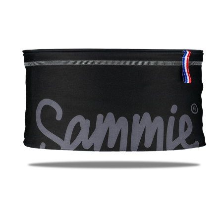 Ceinture de Running Sammie® V3 de face, coloris noir