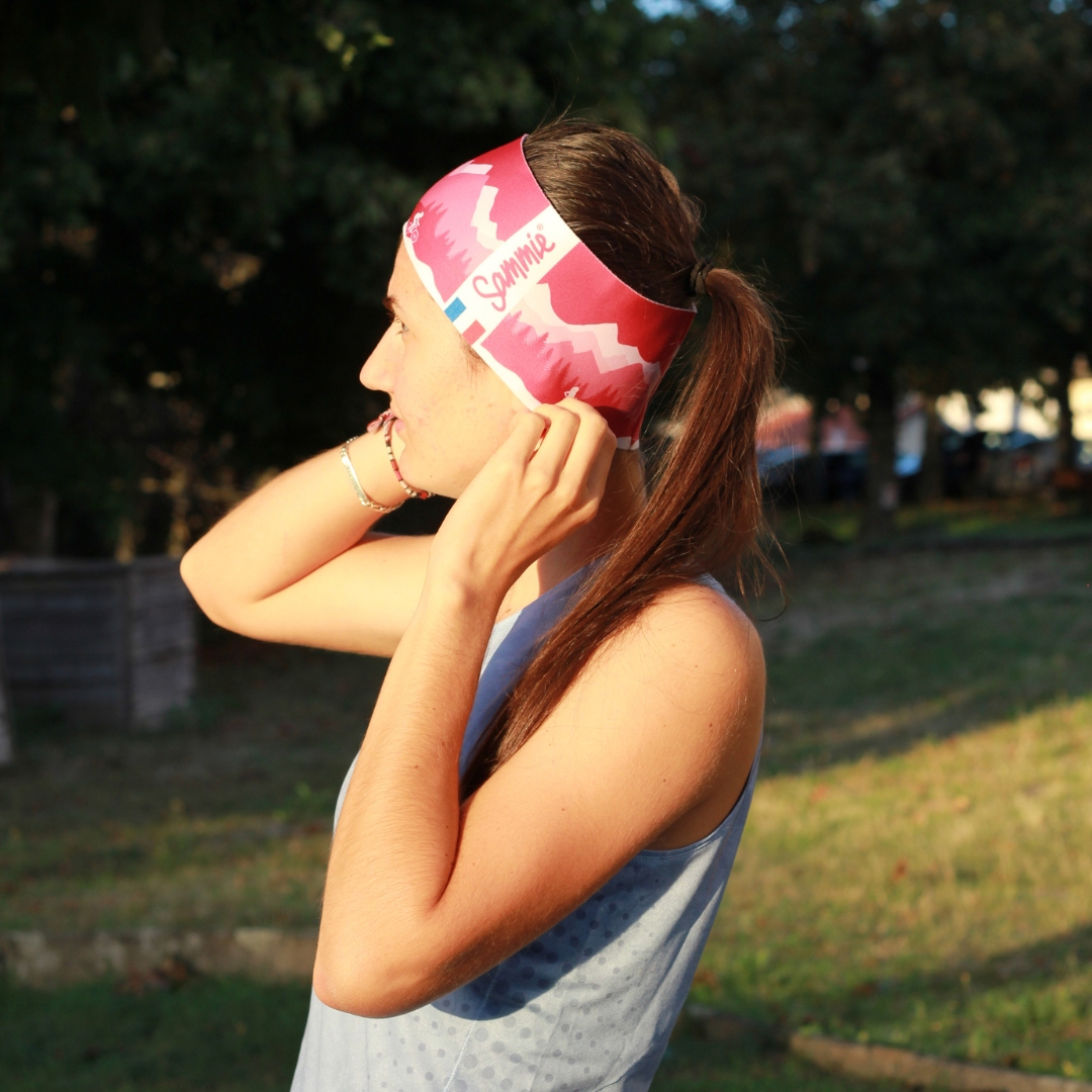 Bandeau polaire rose