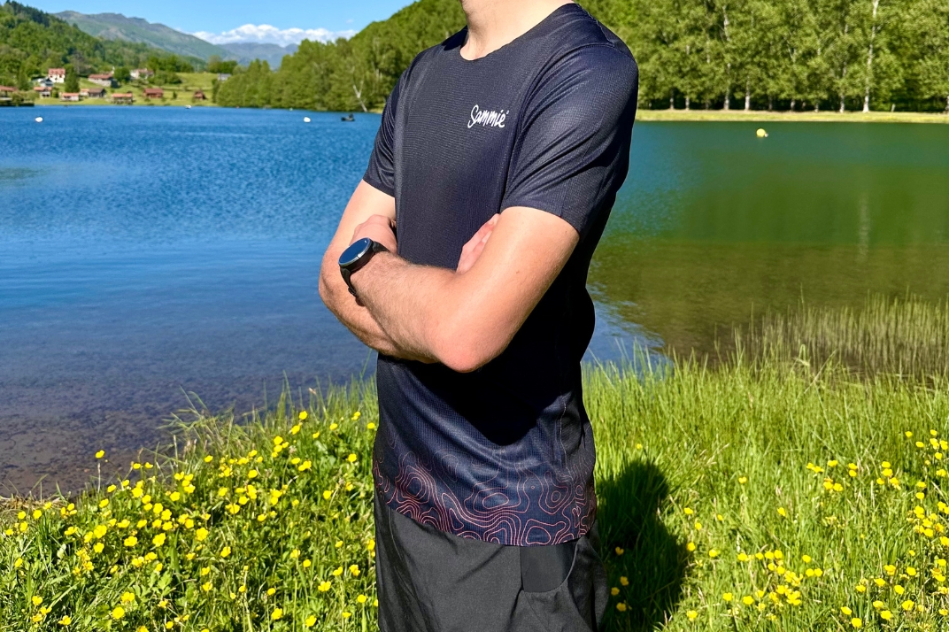 T-shirt de trail homme noir