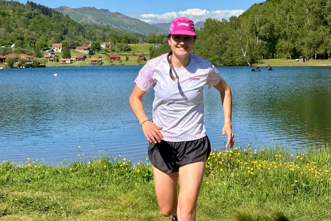 t-shirt de run femme blanc